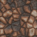 Wet and muddy rocks