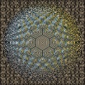 Hommage à Vasarely Hexagon 3D