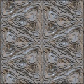 Engraved stone pattern