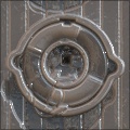 Metalic relief