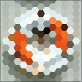 Filled Hexagonal Tiles