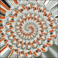 Radial perspective tile