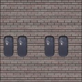 Brick Wall With Modern Windows