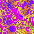 abstract pop graffiti fluo