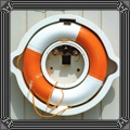 Silver and white frame