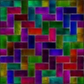 Rainbow Herringbone