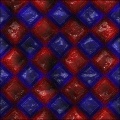 Diamond and Block Color Glass by Fortunas