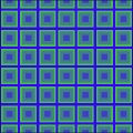 Blue Green Squares
