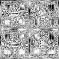 Patterned glass block
