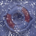 foamy water surface
