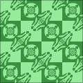 Patterned squares