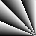 corner grad with rotation