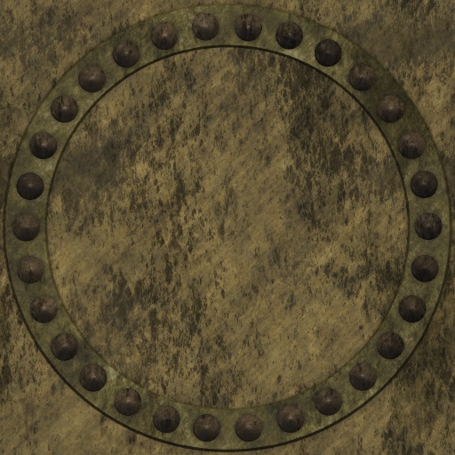 Steampunk Panel Round (Texture)