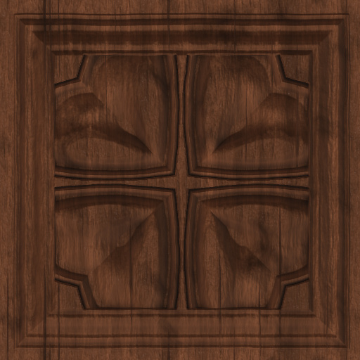 Wooden Ornament Panel by Phizzz