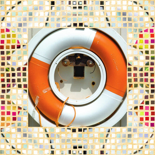 Pop Art Mosaic Frame (Effect)