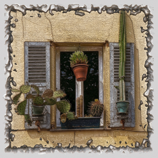 3D edge with texture image (Effect)