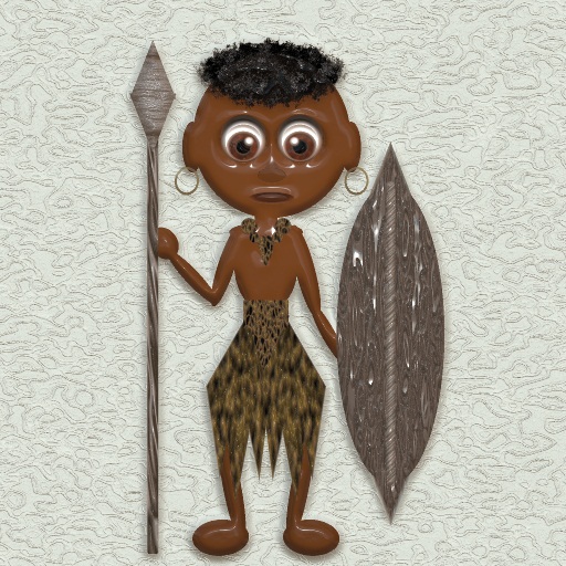 Warrior Sculpture . (Texture)