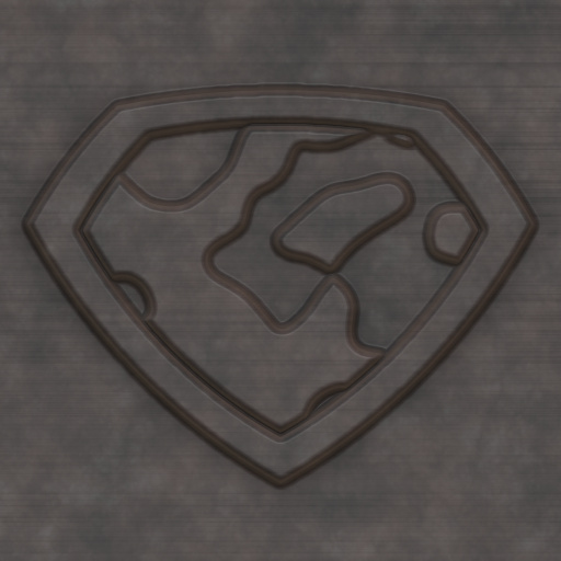 Kryptonian Crest - Metal (Texture)