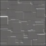 Cube metal sheeting panel