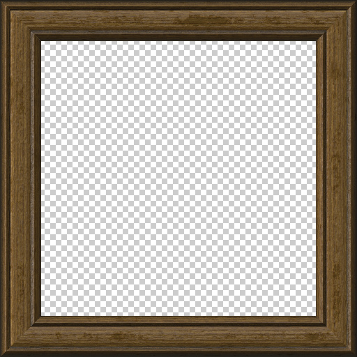 Wooden Frame (Bezier Curve) (Texture)