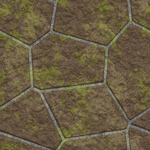Mossy Rock Pavement (Texture)