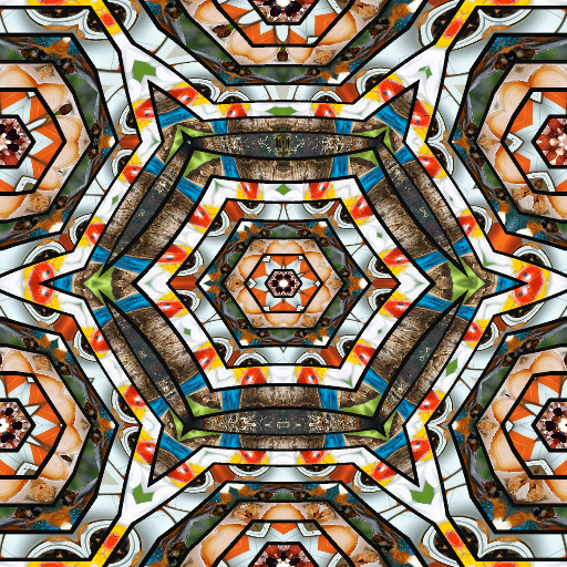 10 Images or Color Stripes Mix V_2.0 Horizontal KALEIDOSCOPE (Effect)