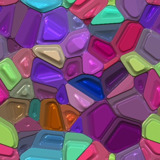 Colorful Reflective Random Shapes