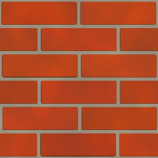 Old Factory Red Bricks Wall (Texture)