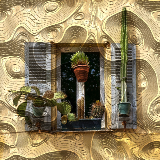 3D Reflective Swirling Photo Effect