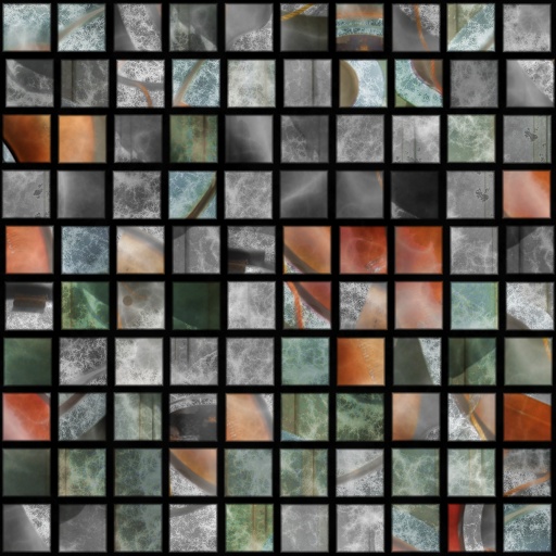 Rough Marble Tile glossy