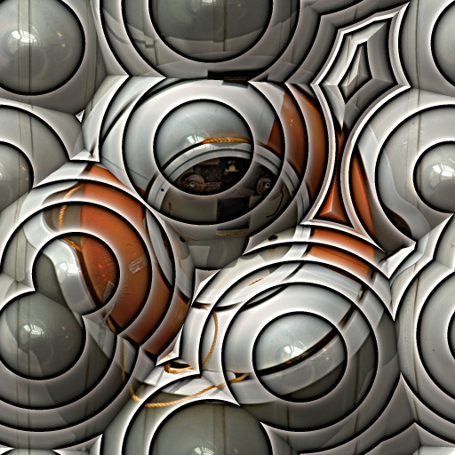 3D Reflective Big Cells Photo Effect (Effect)
