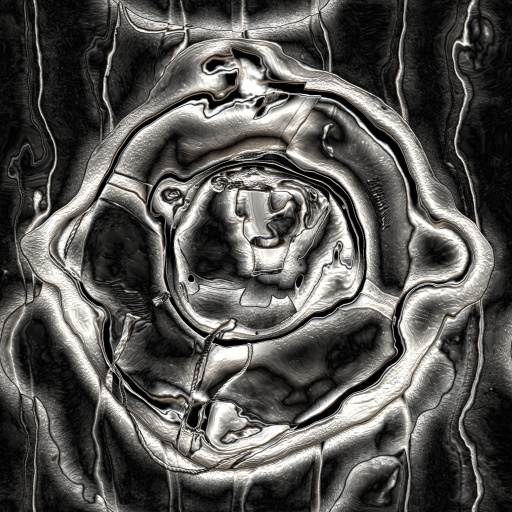 3D Reflective Noisy Grayscale Photo Effect (Effect)