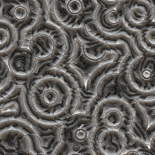 3D Grayscale Fancy Cells (Snippet) (Texture)
