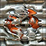 3D Reflective Corrugated Abstract Photo Effect