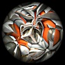 3D Reflective Deep Abstract Sphere Photo Effect
