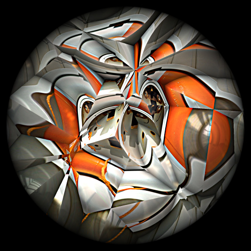 3D Reflective Deep Abstract Sphere Photo Effect (Effect)