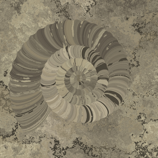 Fossil Ammonite (Texture)