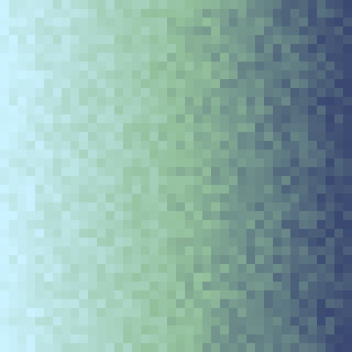 Pixelated gradient