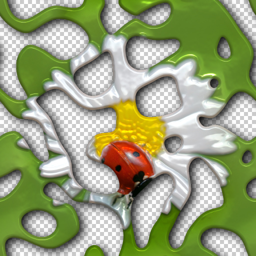 3D Reflective Squiggly Loops Photo Effect v2.0 (Effect)