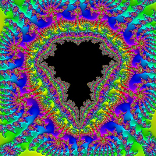 Spectral Mandelbrot 2 by Rick Duim