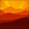 Mountains at Sunset