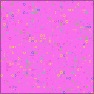 Circle chaos pink background