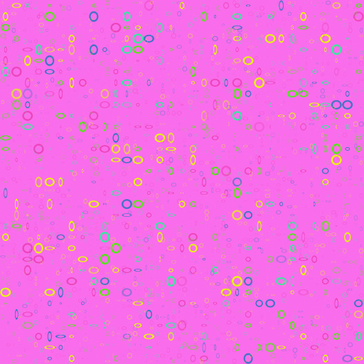 Circle chaos pink background