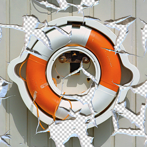 Shattered Image Photo Effect