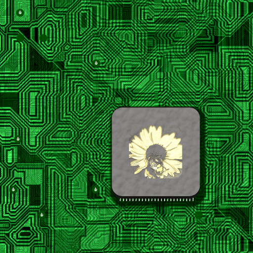 Circuit Board w/ Chip (Effect)