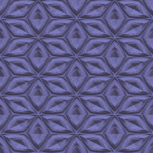 sfg Geometric  raised shapes  blue