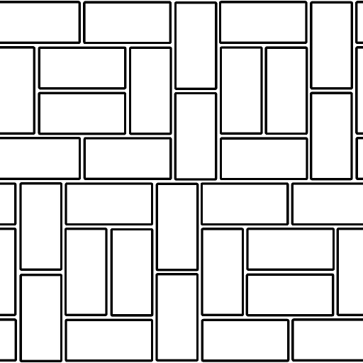 Classic Tile Floor (Texture) - Reflective Occlusion Map