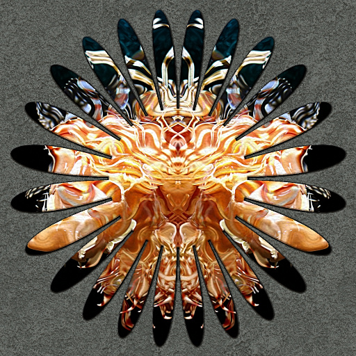 Mirror Image Wall Ornament Photo Effect (Effect)