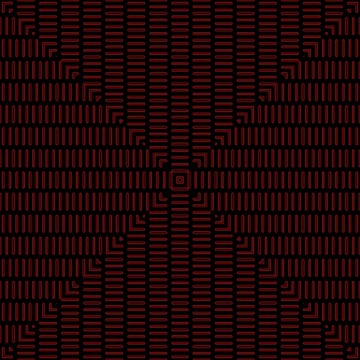 Small Colored ring patterns