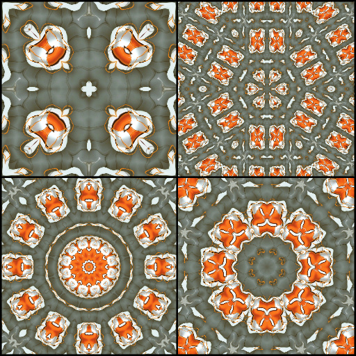 Kaleidoscope/Mandala Quartet by jhantares